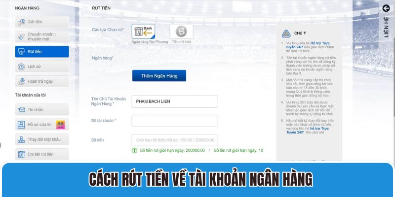 4 bước hướng dẫn chi tiết để rút tiền Fun88